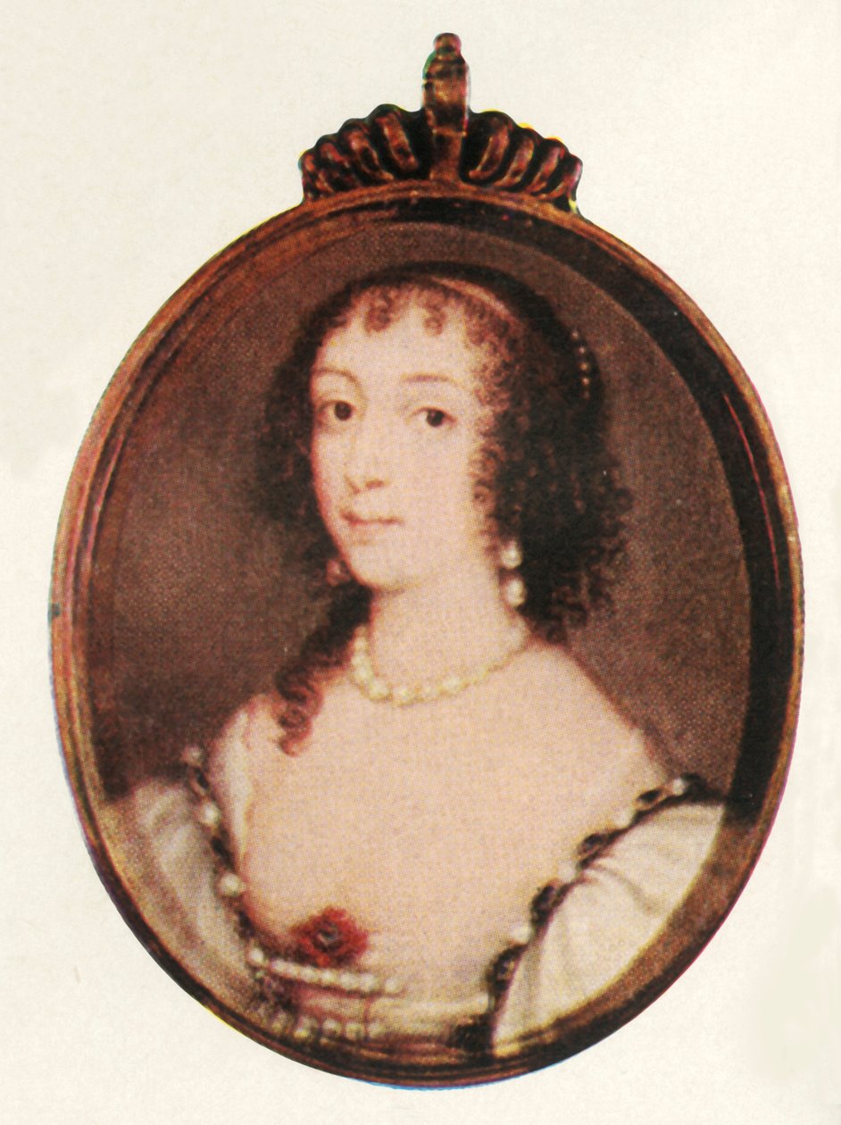 亨利埃塔·玛丽亚女王（Queen Henrietta Maria），c1640-1643，1947年。 作者 不明