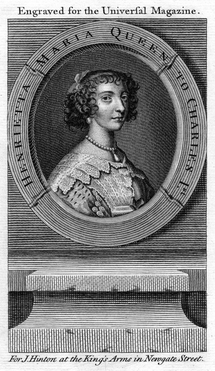 亨利埃塔·玛丽亚皇后（Queen Henrietta Maria） 作者 不明