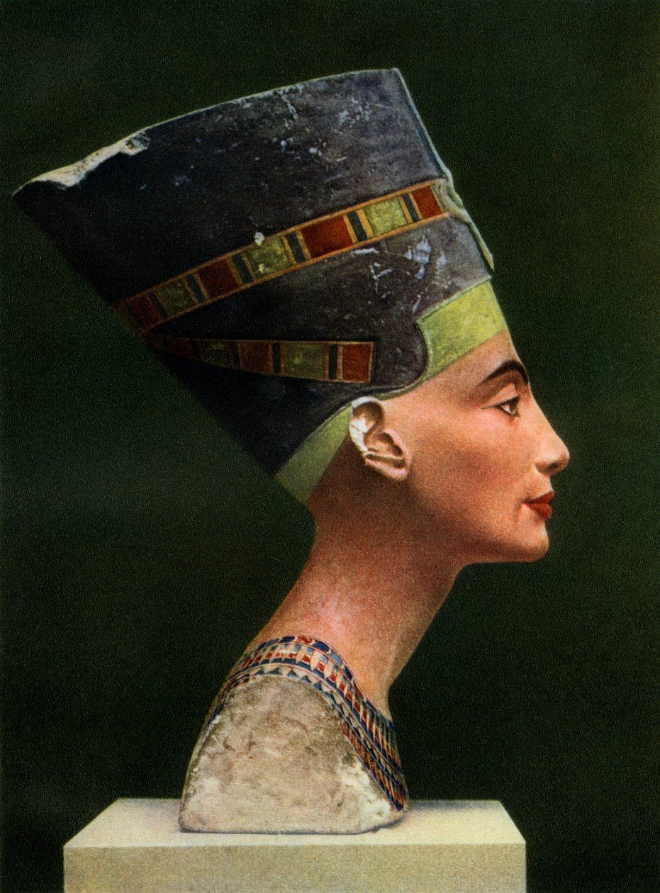 纳芙蒂蒂皇后1410 BC-1330 BC，c1370 BC 1936 作者 不明