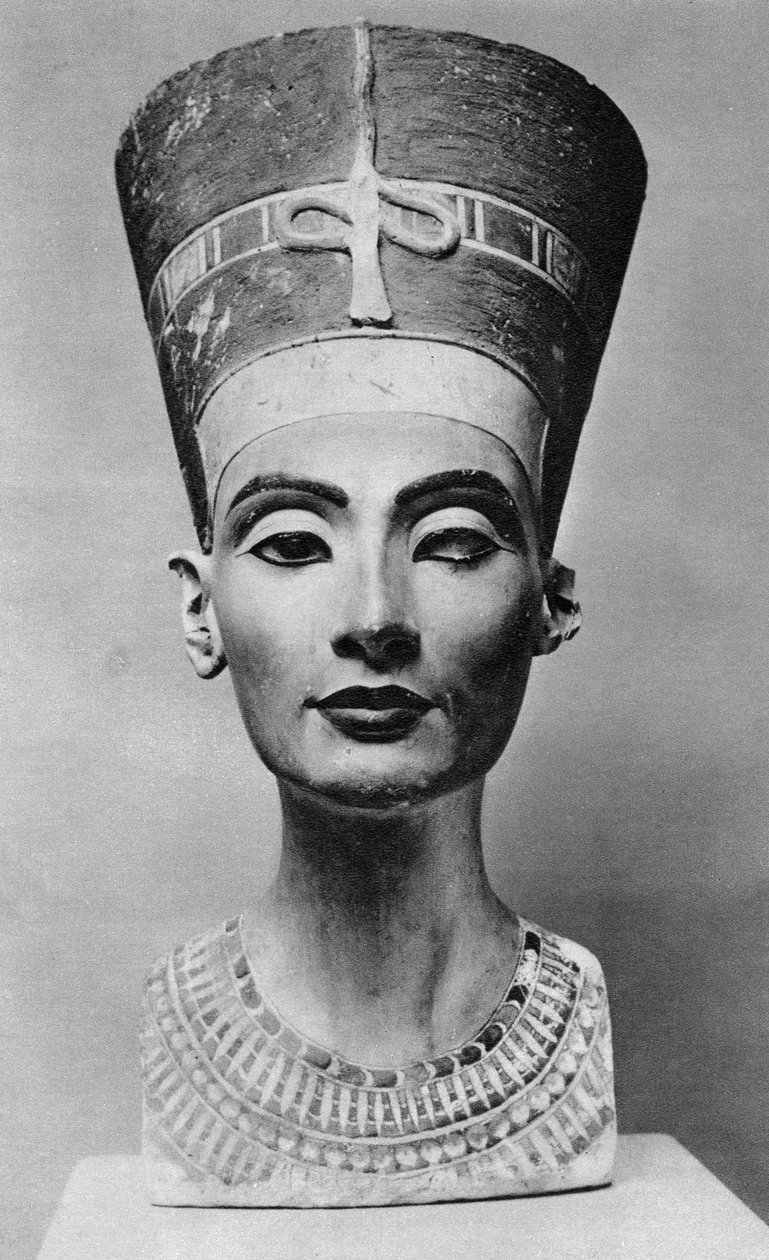 纳芙蒂蒂王后1410 BC-1330 BC，c1370 BC 1936 作者 不明