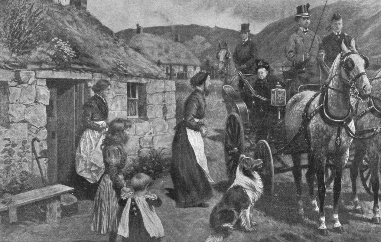 1901年，维多利亚女王和她的高地租户，1901年。 作者 不明
