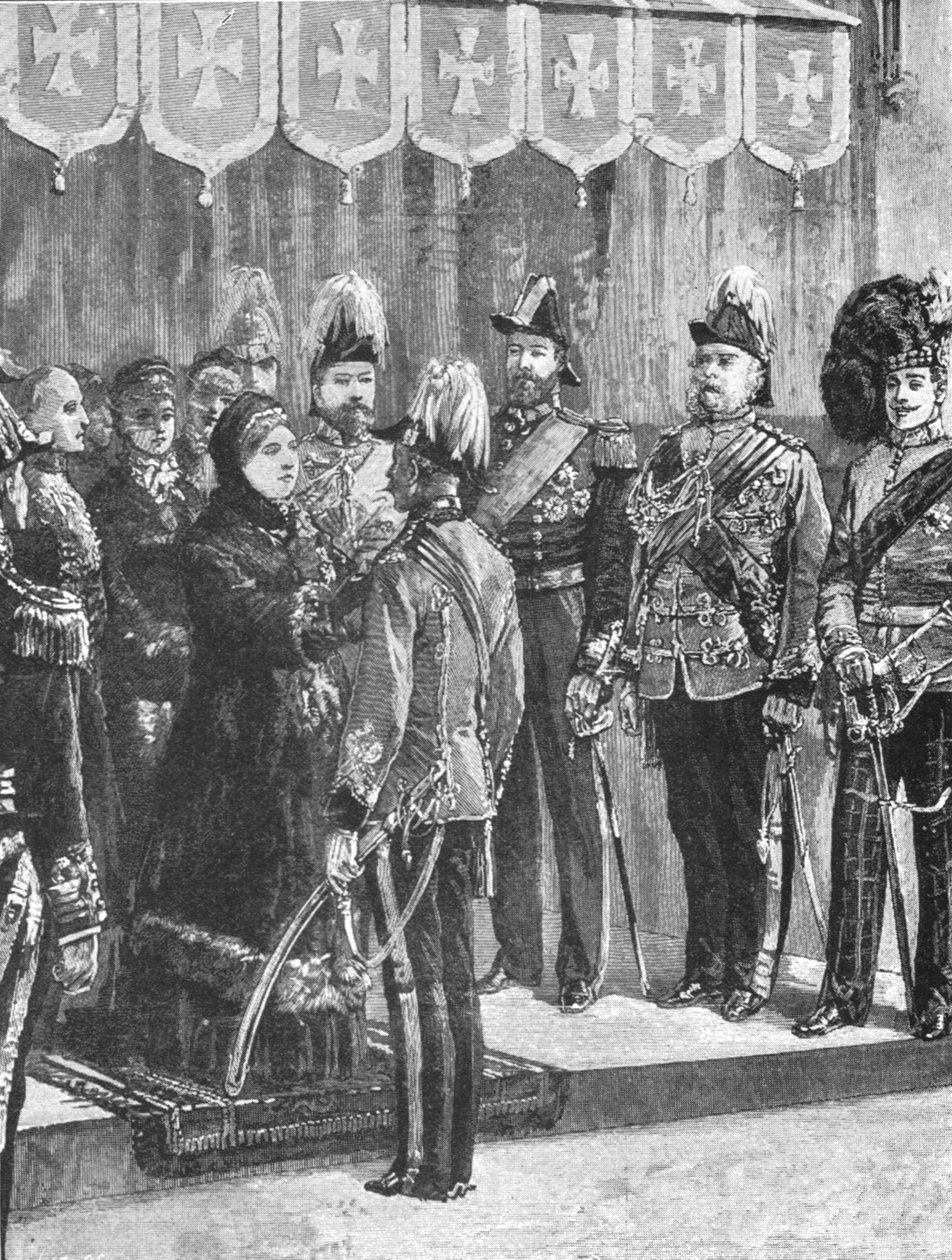 1879年12月8日，温莎，维多利亚女王装饰官... 作者 不明