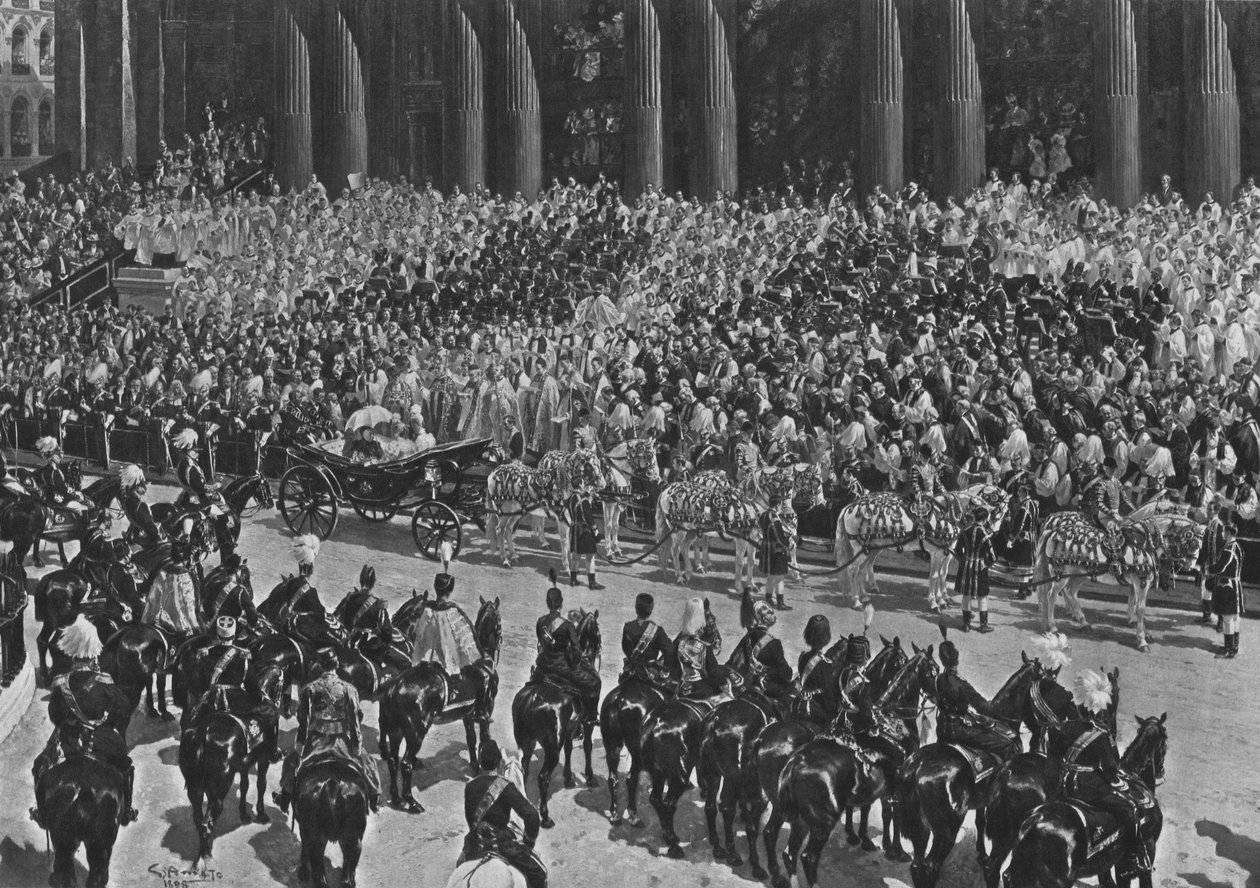 1897年6月22日，维多利亚女王钻石周年纪念日。 作者 不明
