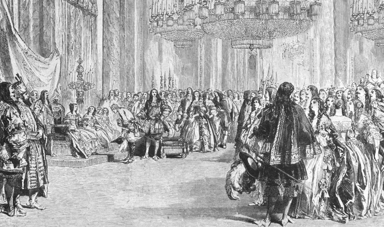 1845年6月6日，在白金汉宫举行的维多利亚女王恢复服装舞会，1901年。 作者 不明