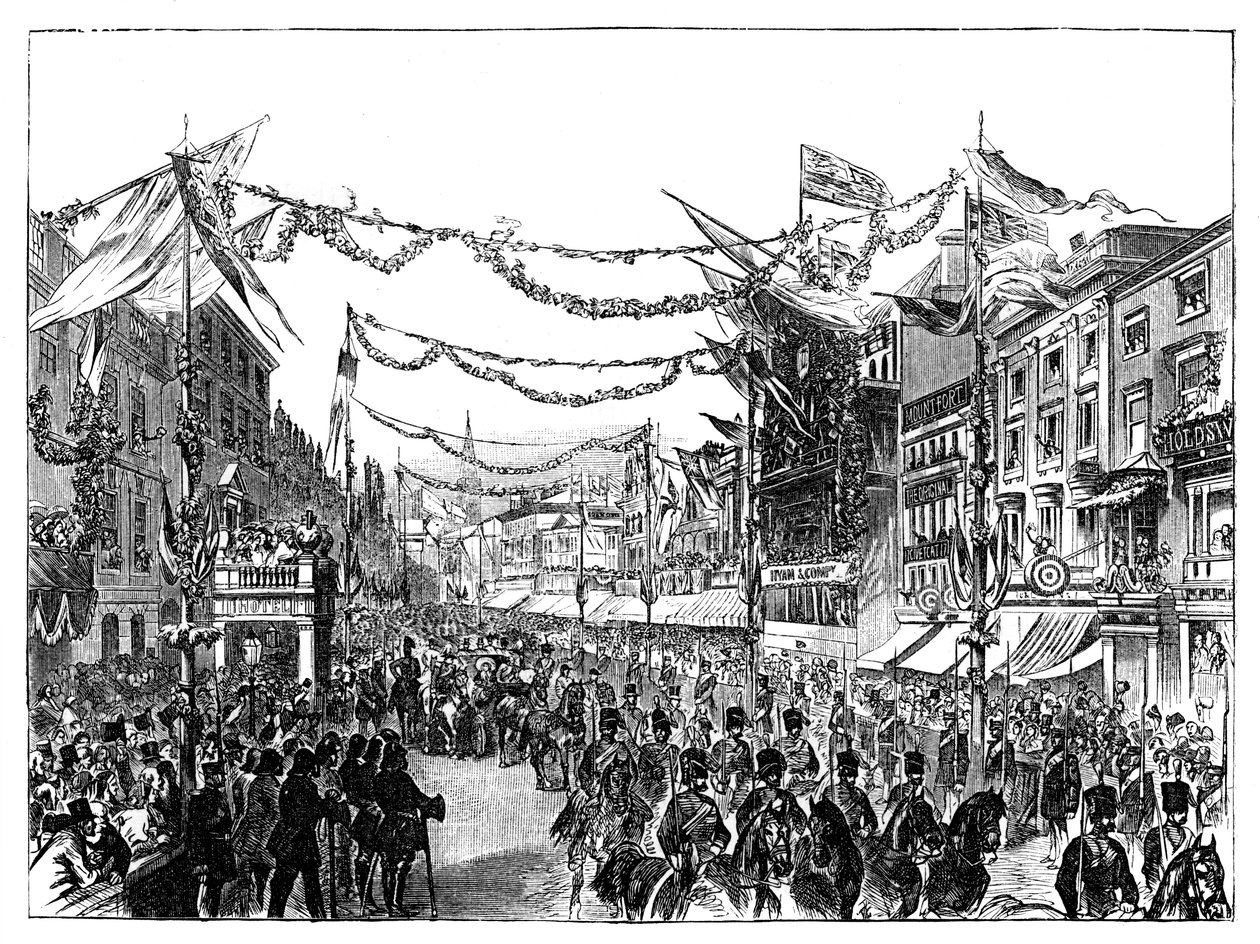 1858年，维多利亚女王访问伯明翰 作者 不明