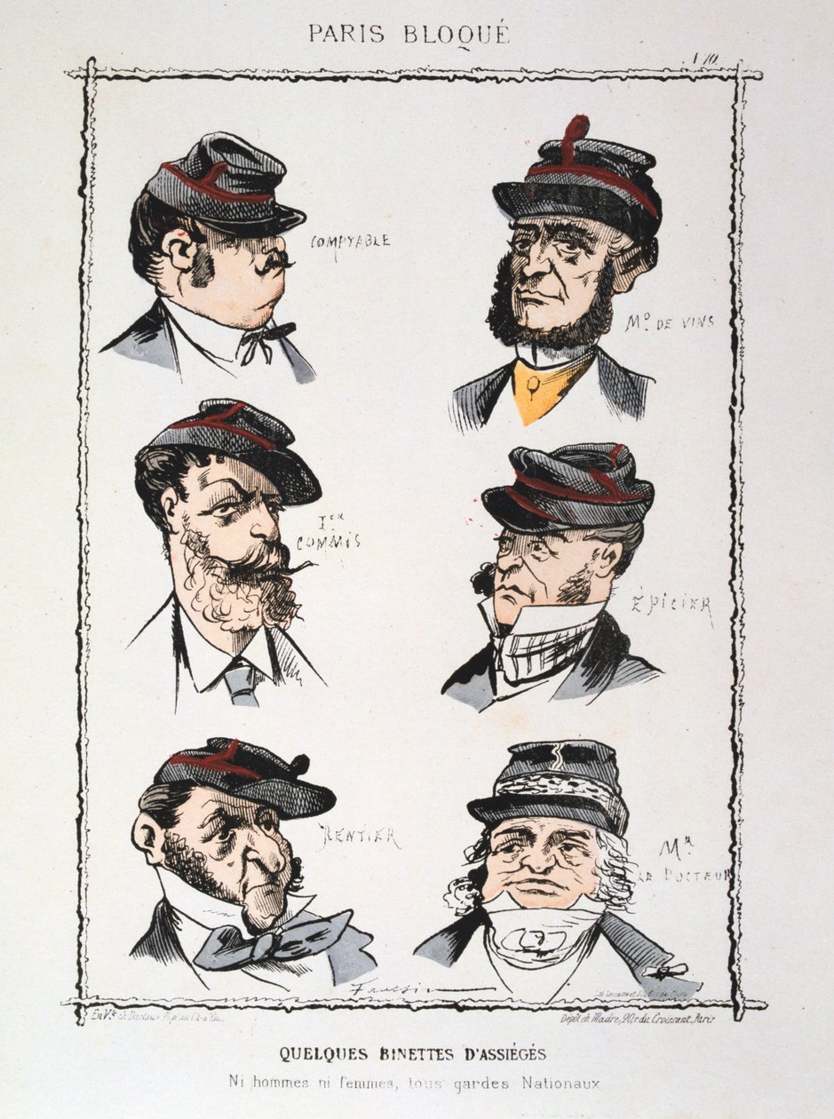 一些Binettes dAssieges，1870-1871年 作者 不明