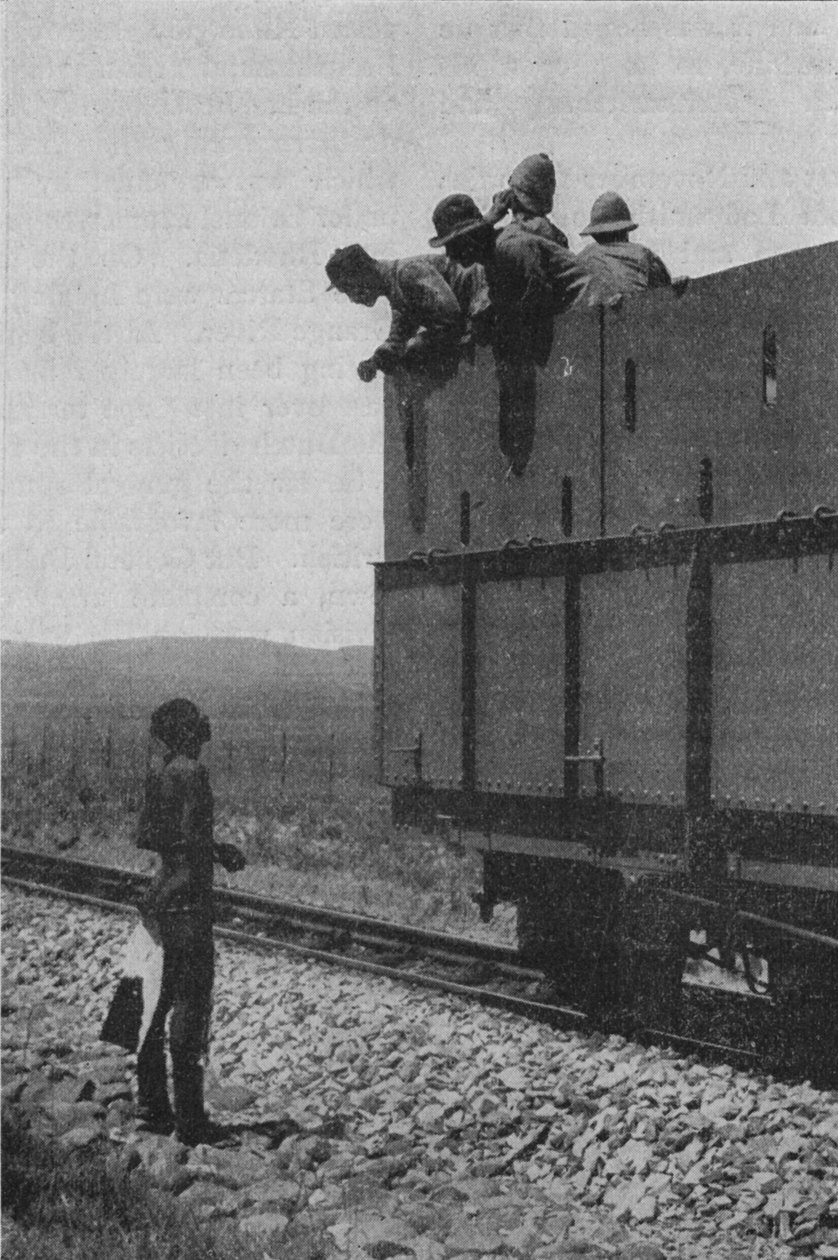 向祖鲁人询问布尔人的下落，1902年 作者 不明
