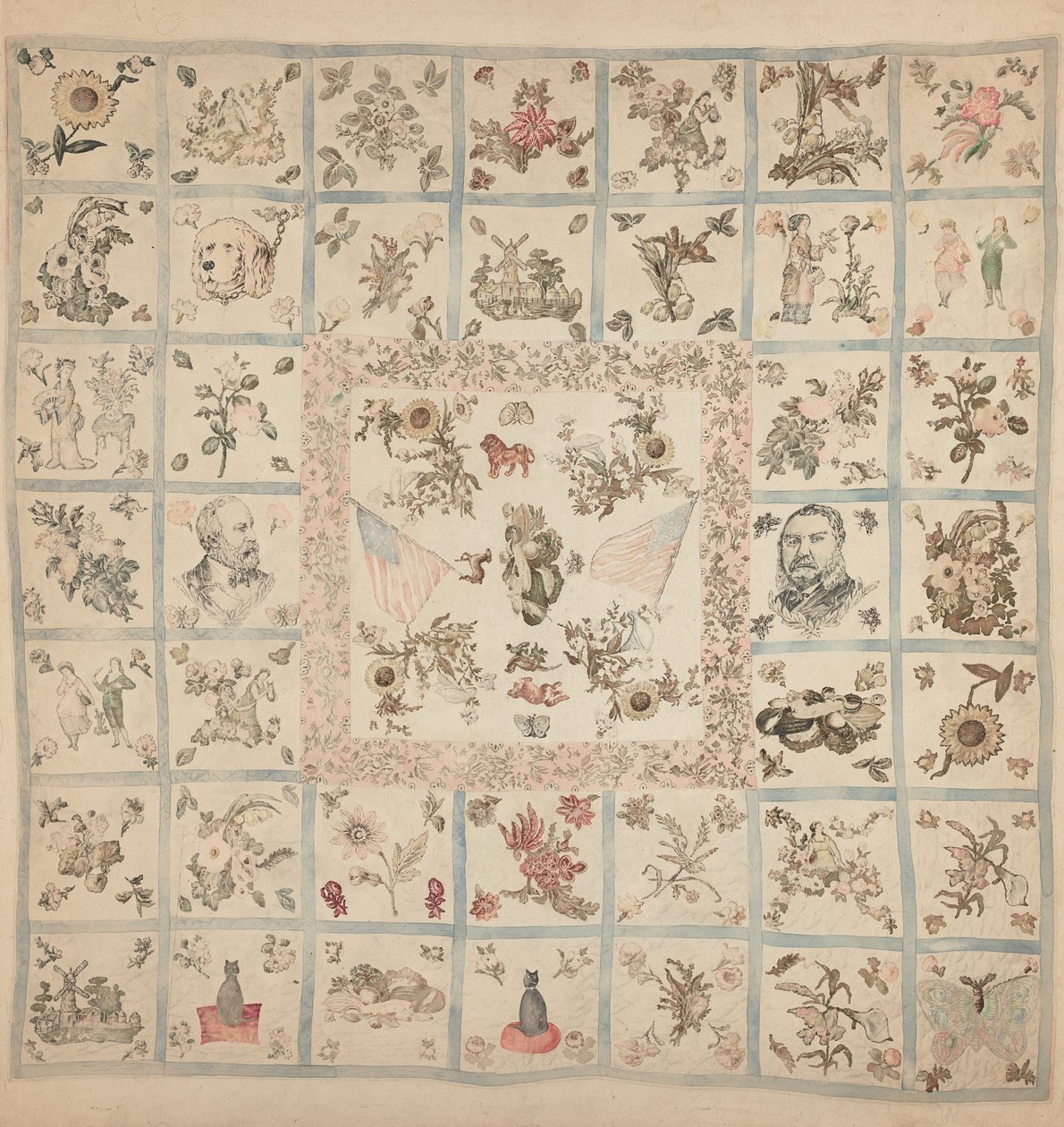 被子，19351942。 作者 不明