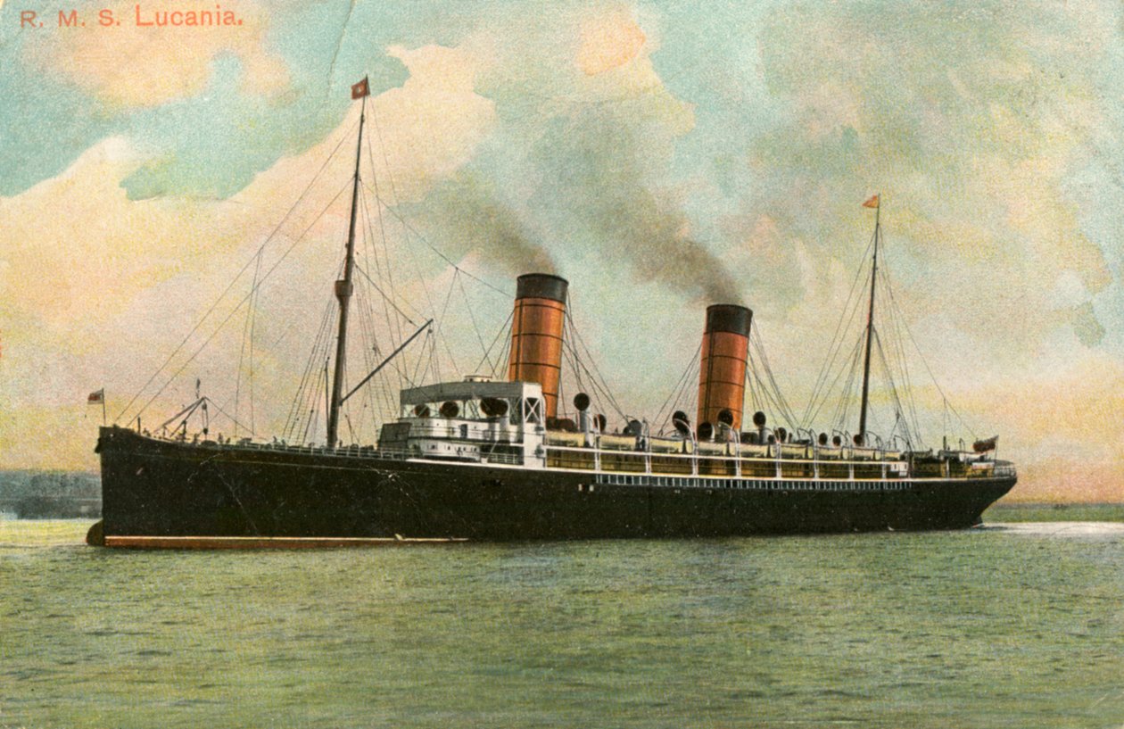 卢卡尼亚（RMS Lucania），c1905年 作者 不明