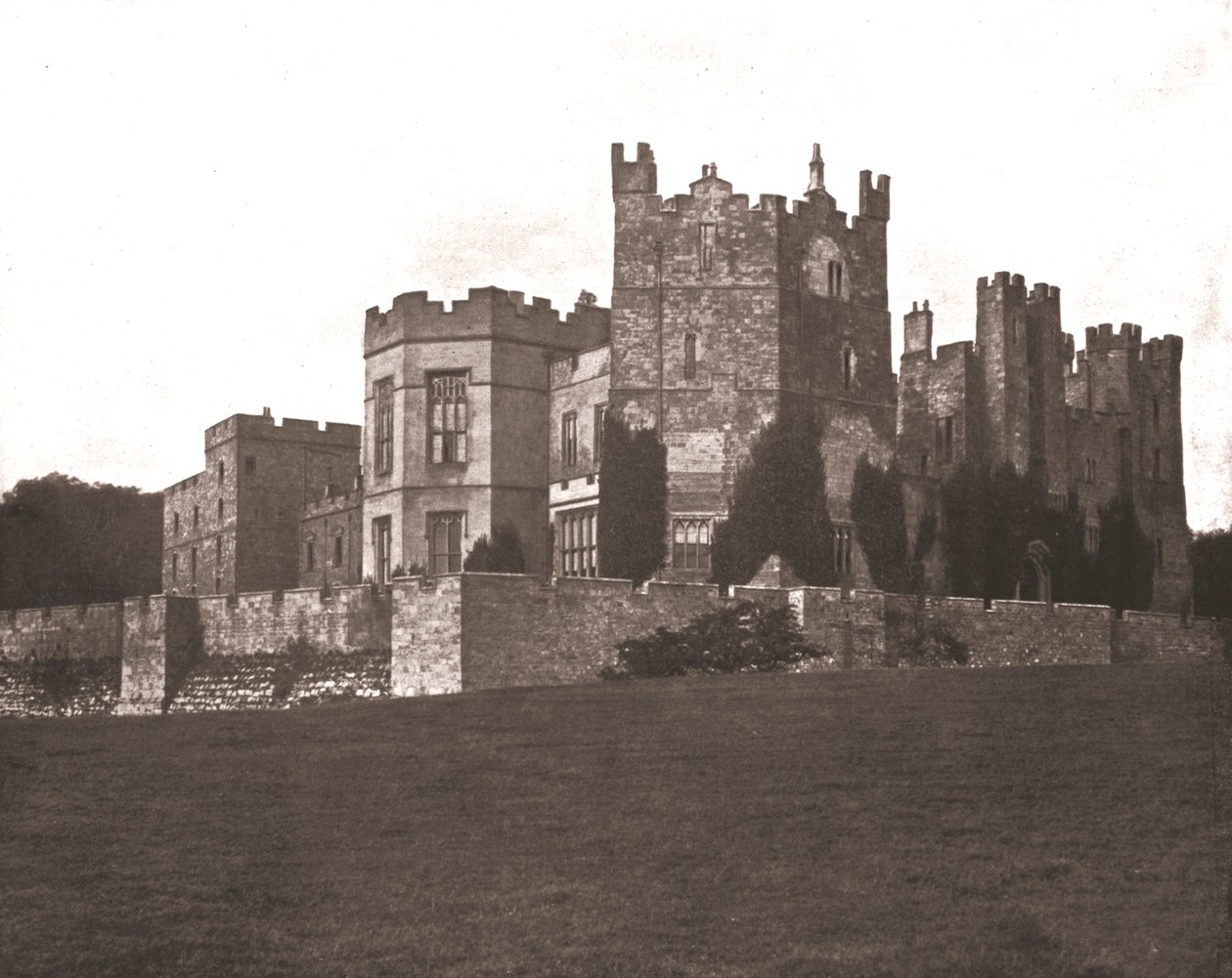 达勒姆郡Raby Castle，1894年。 作者 不明
