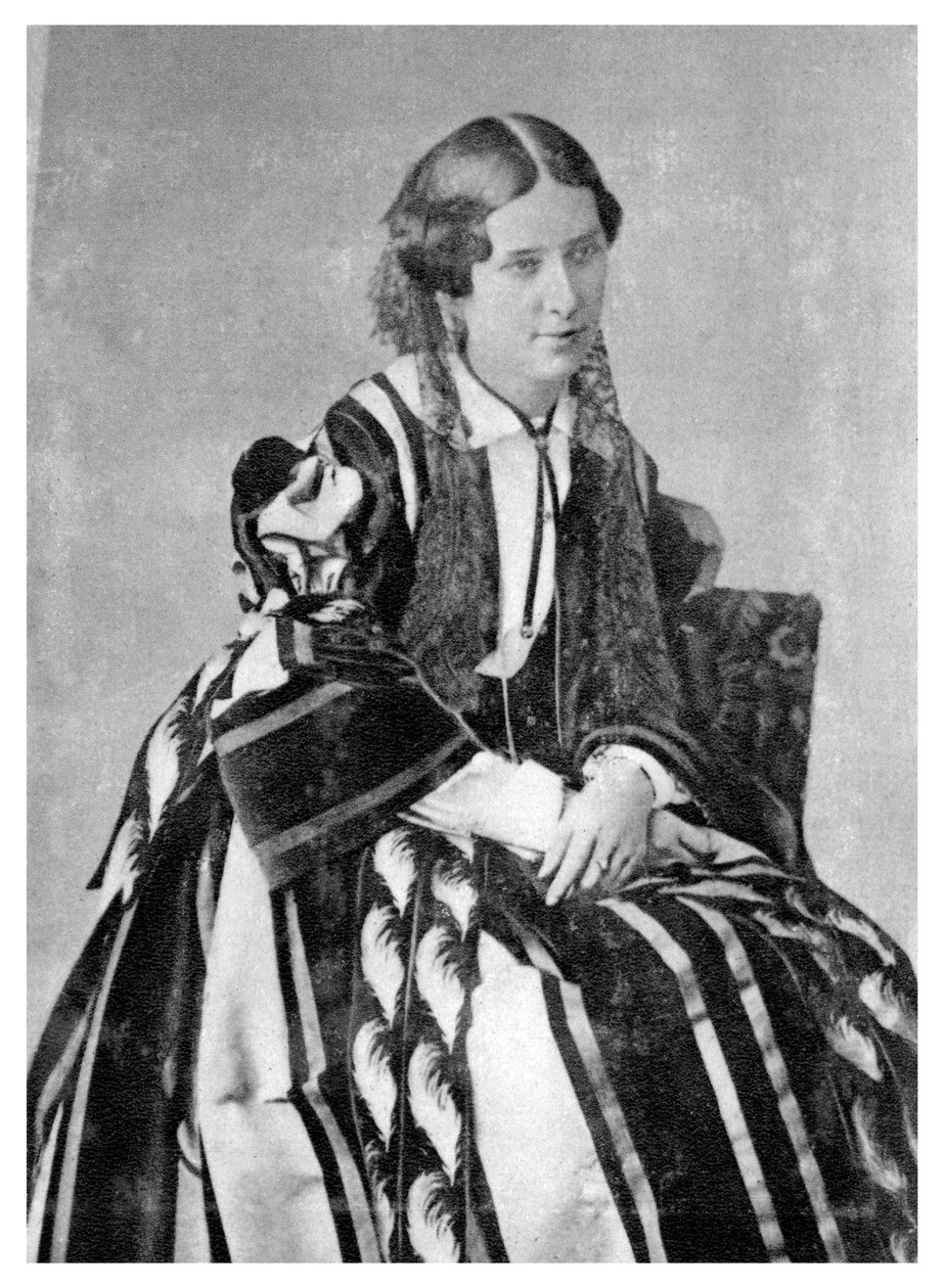 法国女演员雷切尔（Rachel），c1845-1858年 作者 不明