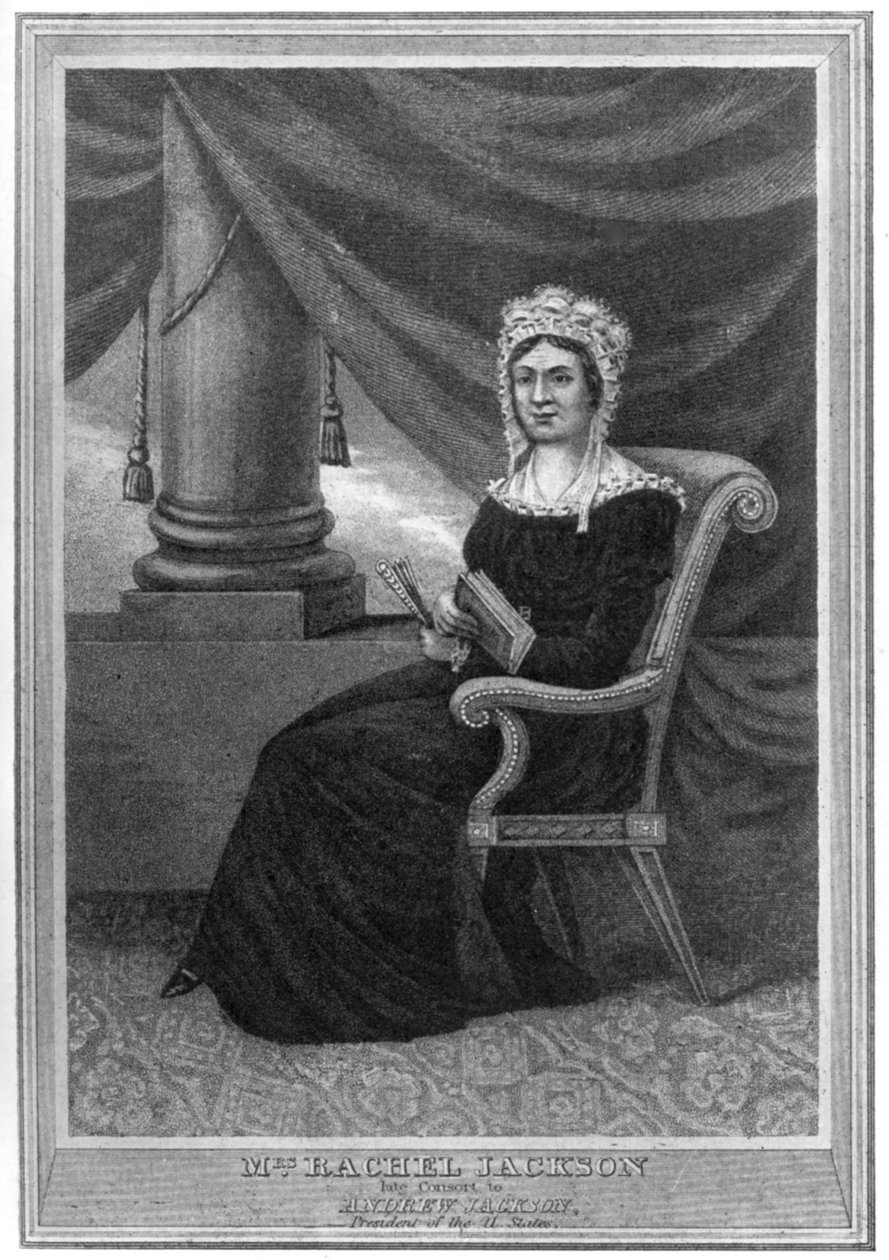 雷切尔·杰克逊（Rachel Jackson）1767-1828，第一夫人，19世纪，1908年 作者 不明