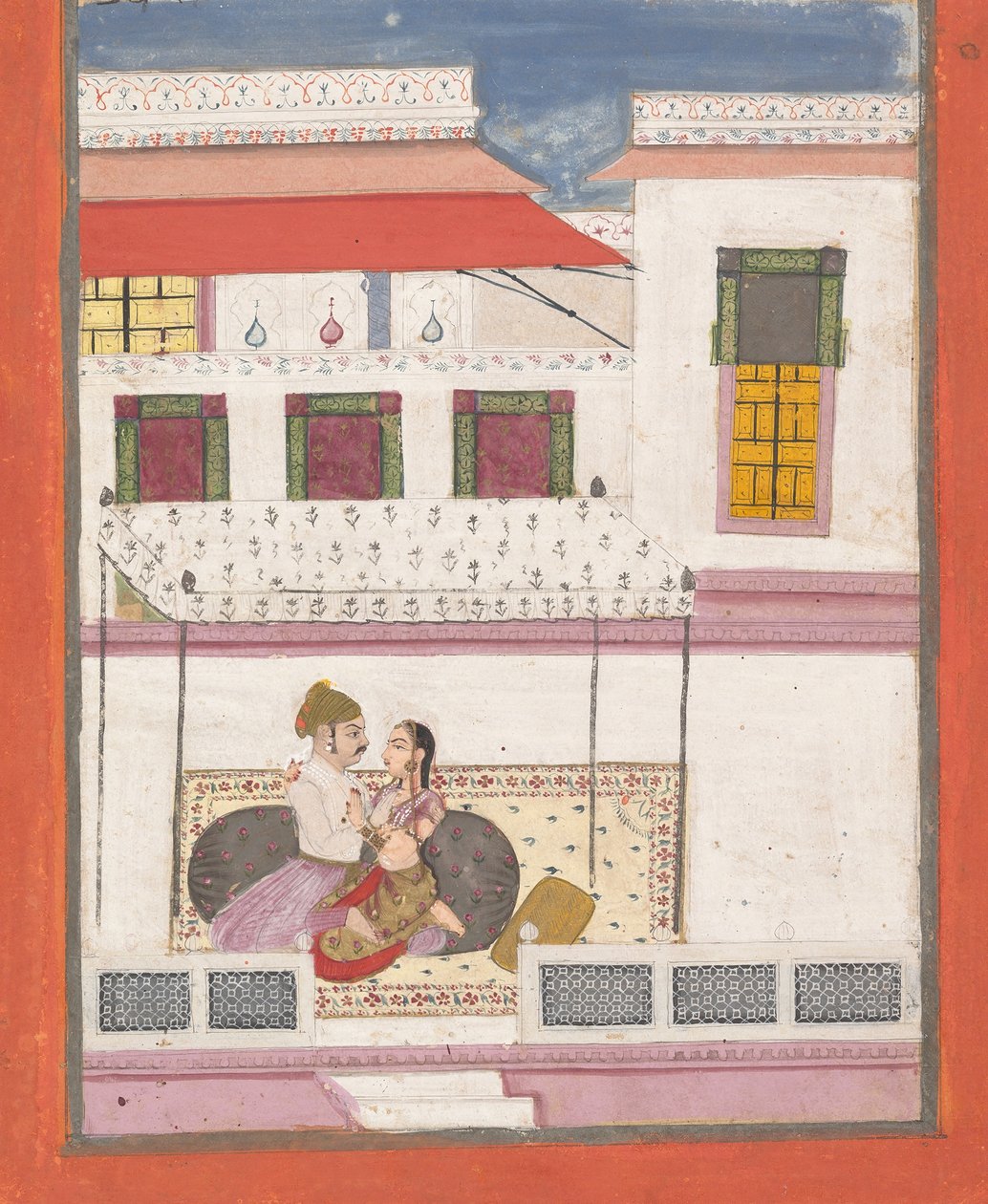 Raga Desakar，18世纪初。 作者 不明