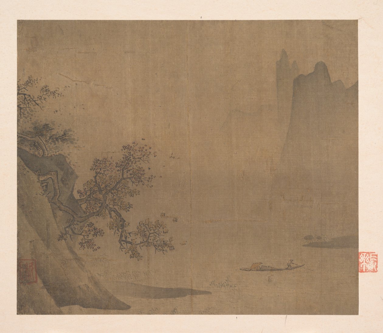 多雨的风景。 作者 不明