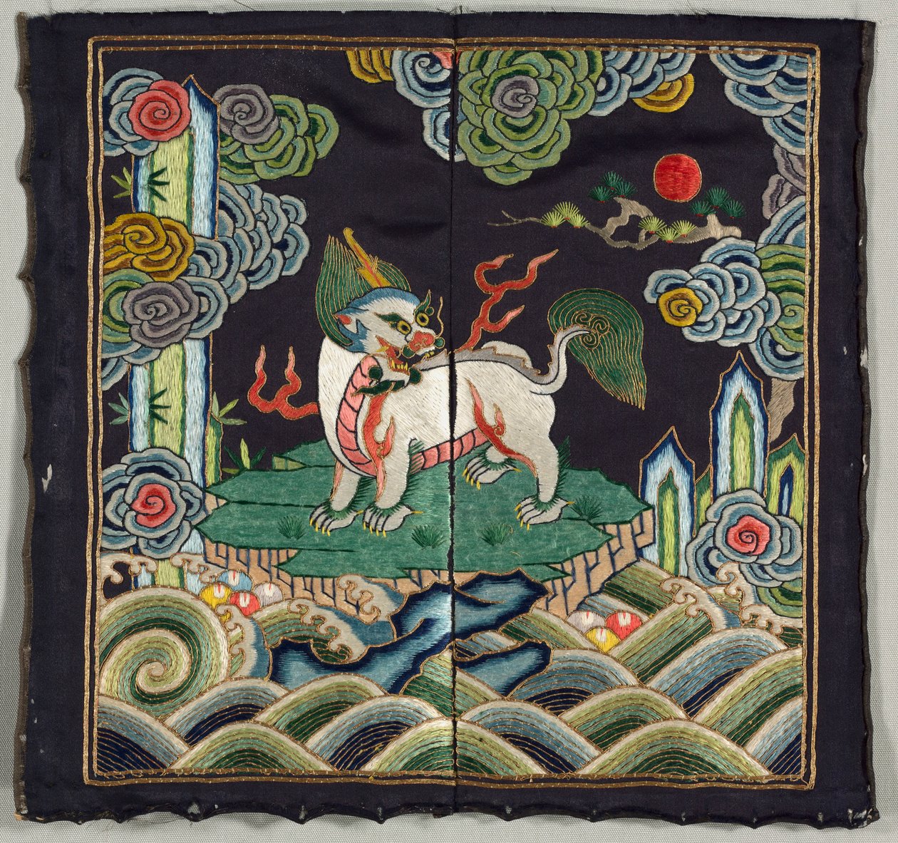 等级徽章buzi，1736-95年。 作者 不明