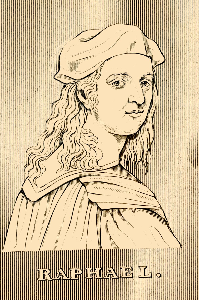 拉斐尔（1483-1520,1830）。 作者 不明