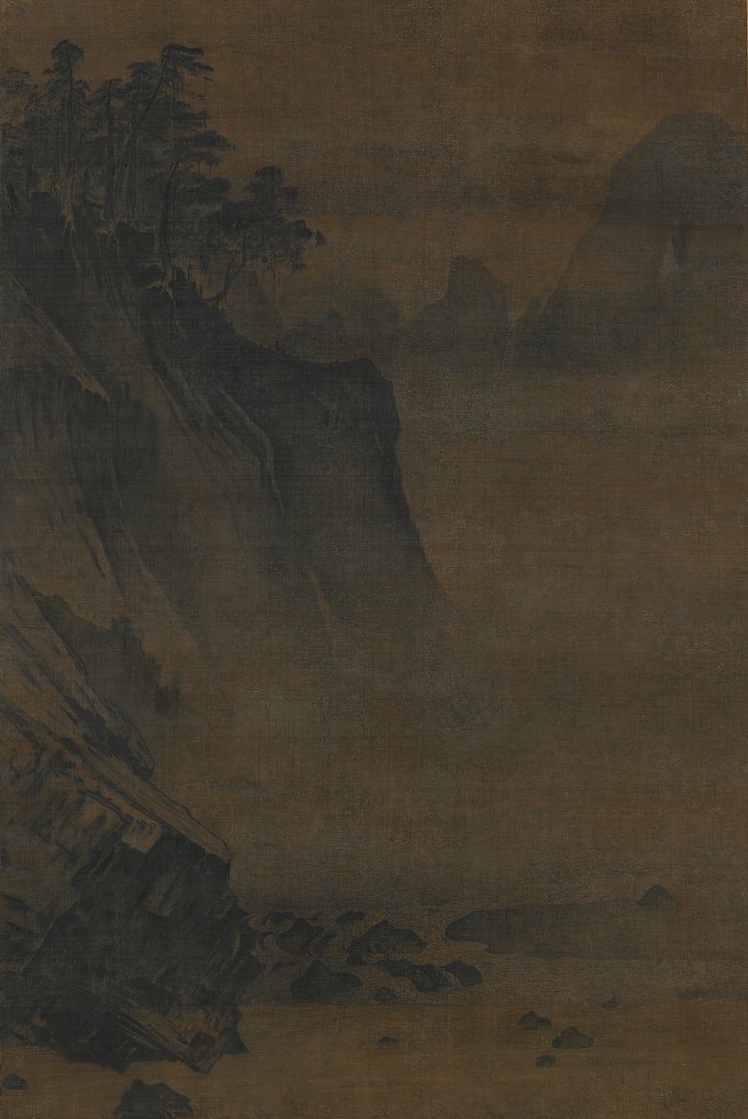 山谷中的激流，13世纪。 作者 不明