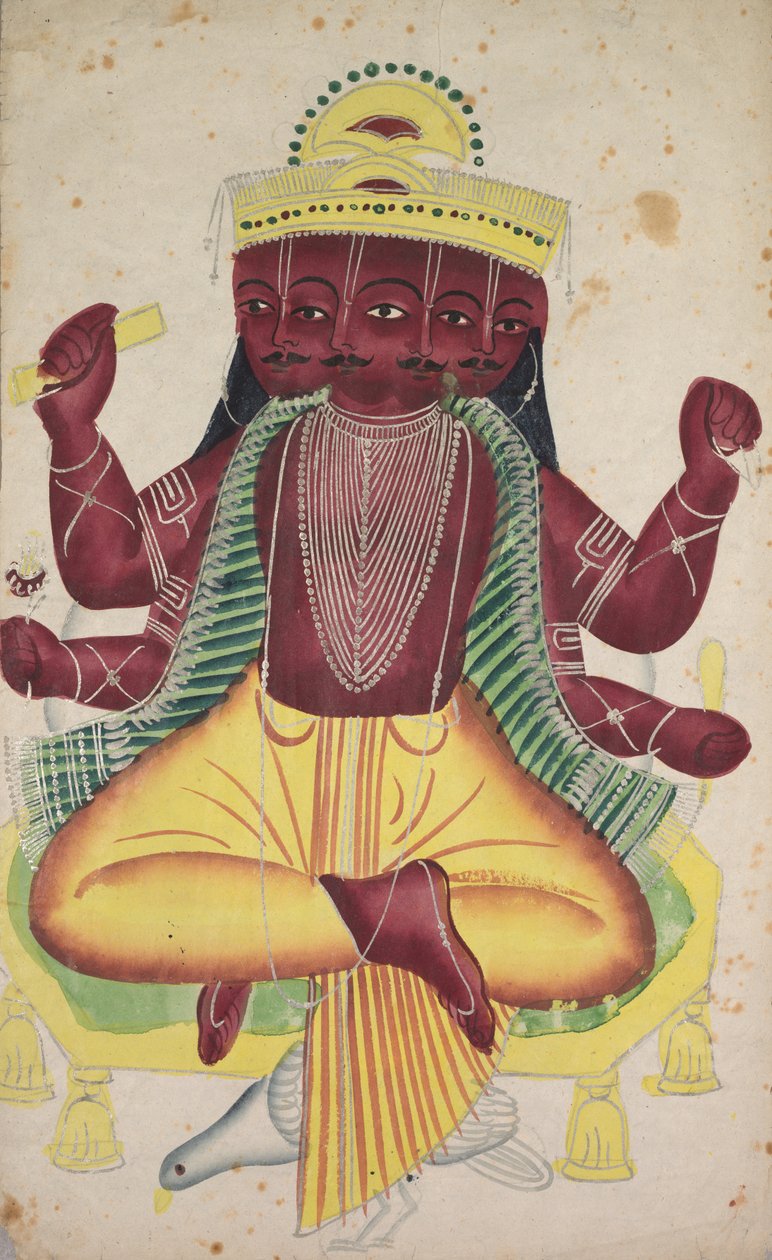 拉瓦那（Ravana），1800年代。 作者 不明