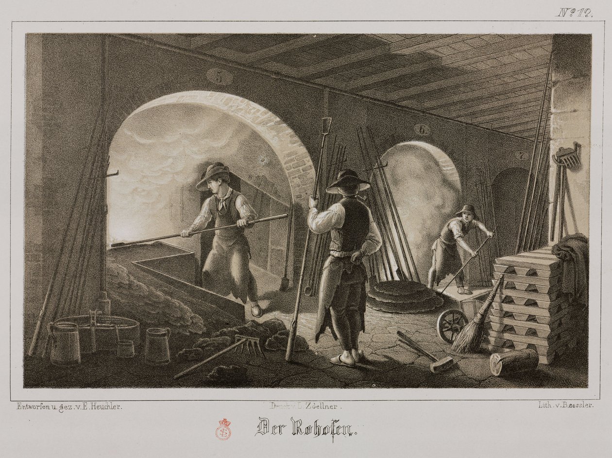 Raw Materials Processing, Metallurgy Forging precious metal, Germany, c 1851 作者 不明