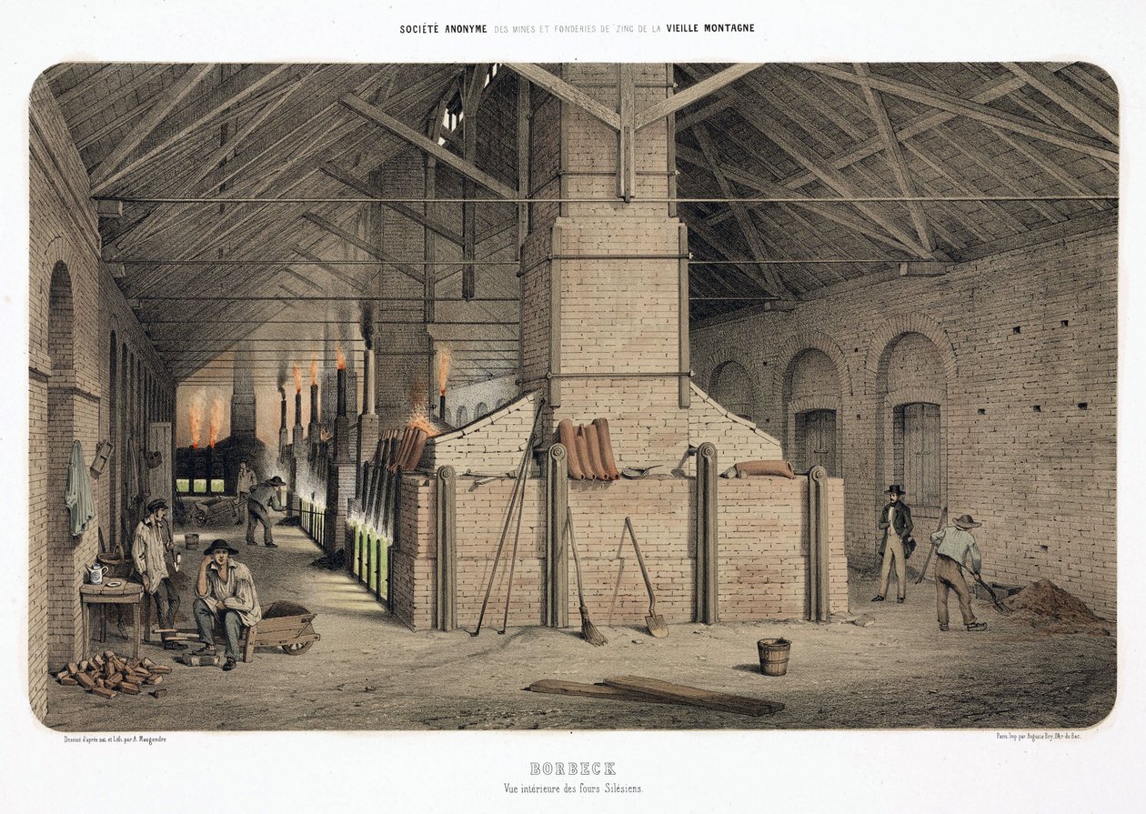 Raw Materials Processing, Metallurgy Silesian furnaces at Borbeck, Germany 作者 不明