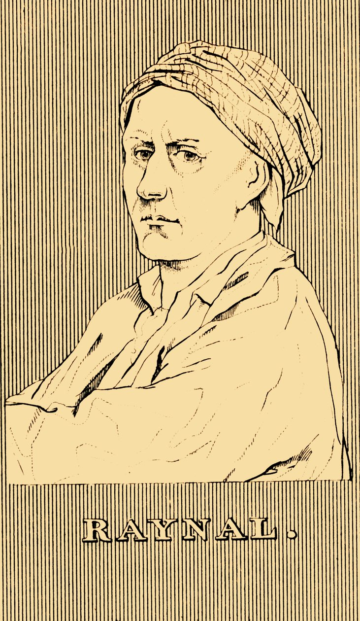 Raynal，1713-1796年，1830年。 作者 不明
