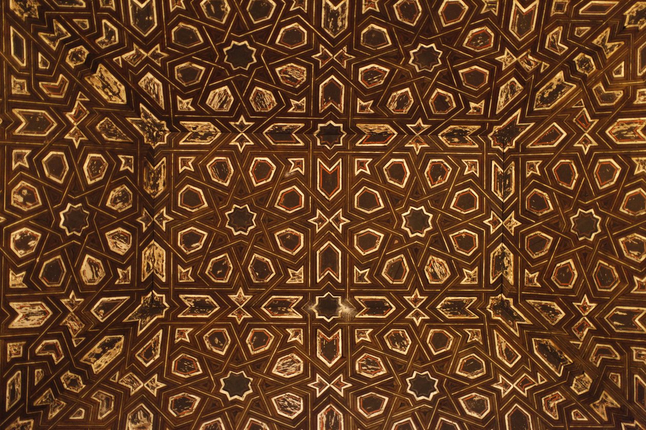 Real Alcazar de Sevilla - ceiling decoration Seville Espagne 作者 不明