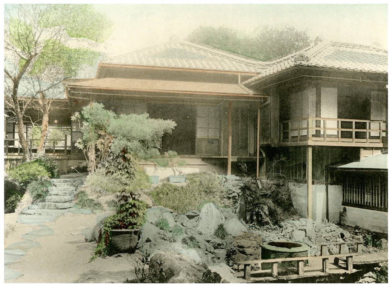 日本房屋的后角，1904年 作者 不明
