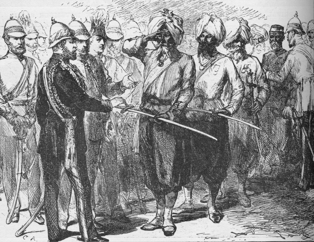1876年1月，印度拉克瑙防御幸存者招待会1908年1月 作者 不明
