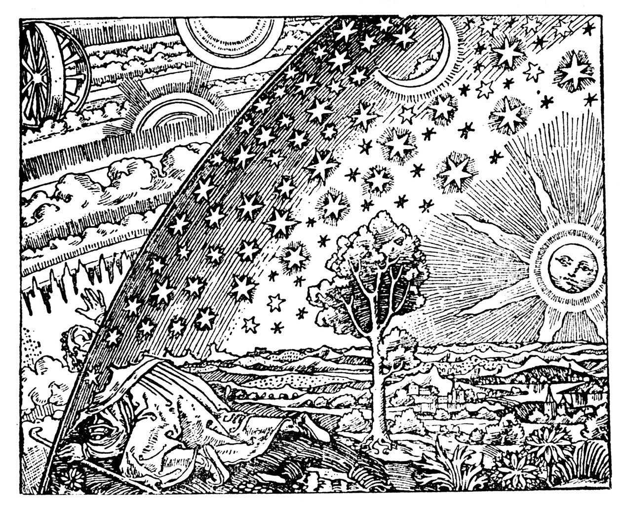 重建中世纪的宇宙观，十九世纪 作者 不明