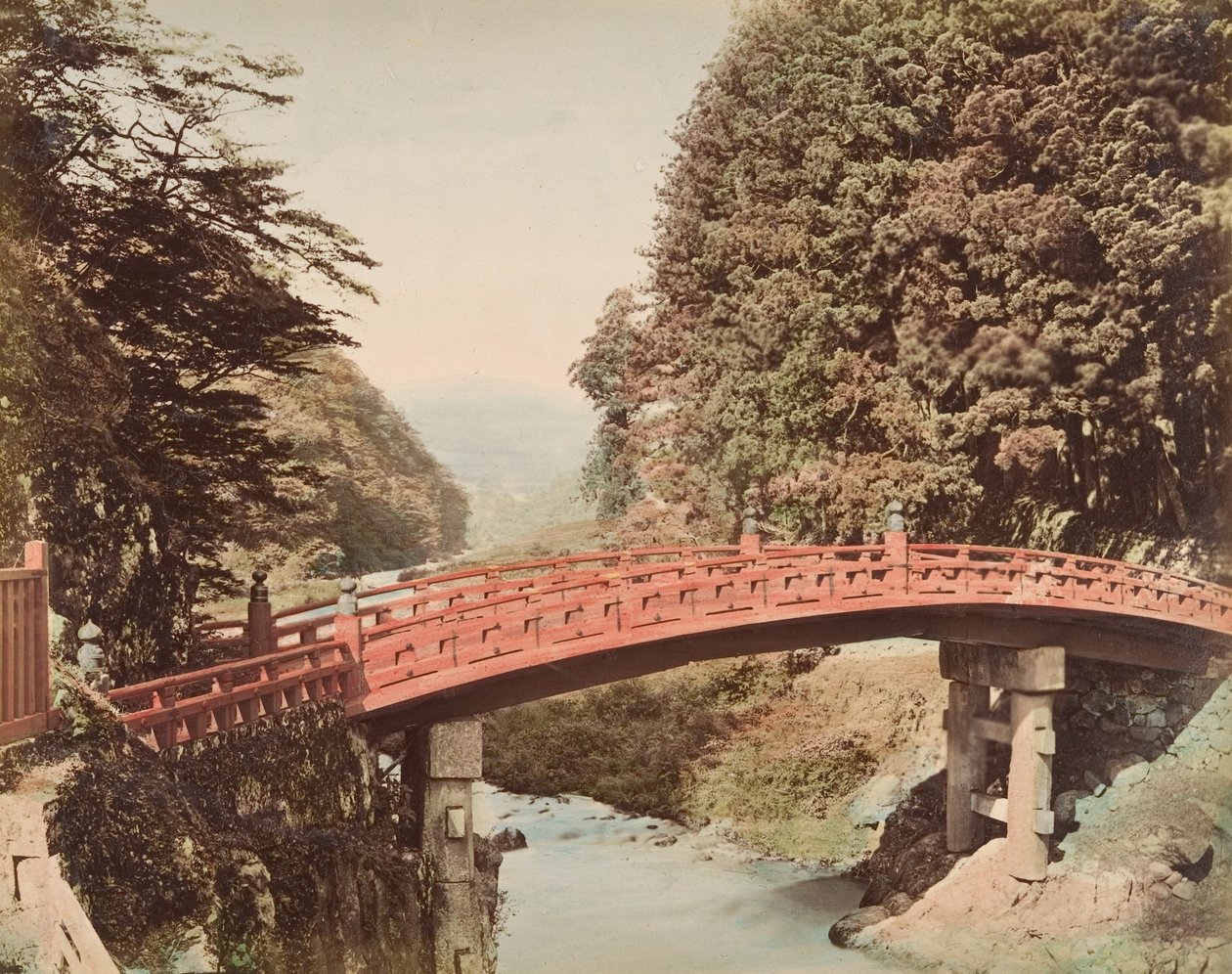 [红桥]，1870年代。 作者 不明