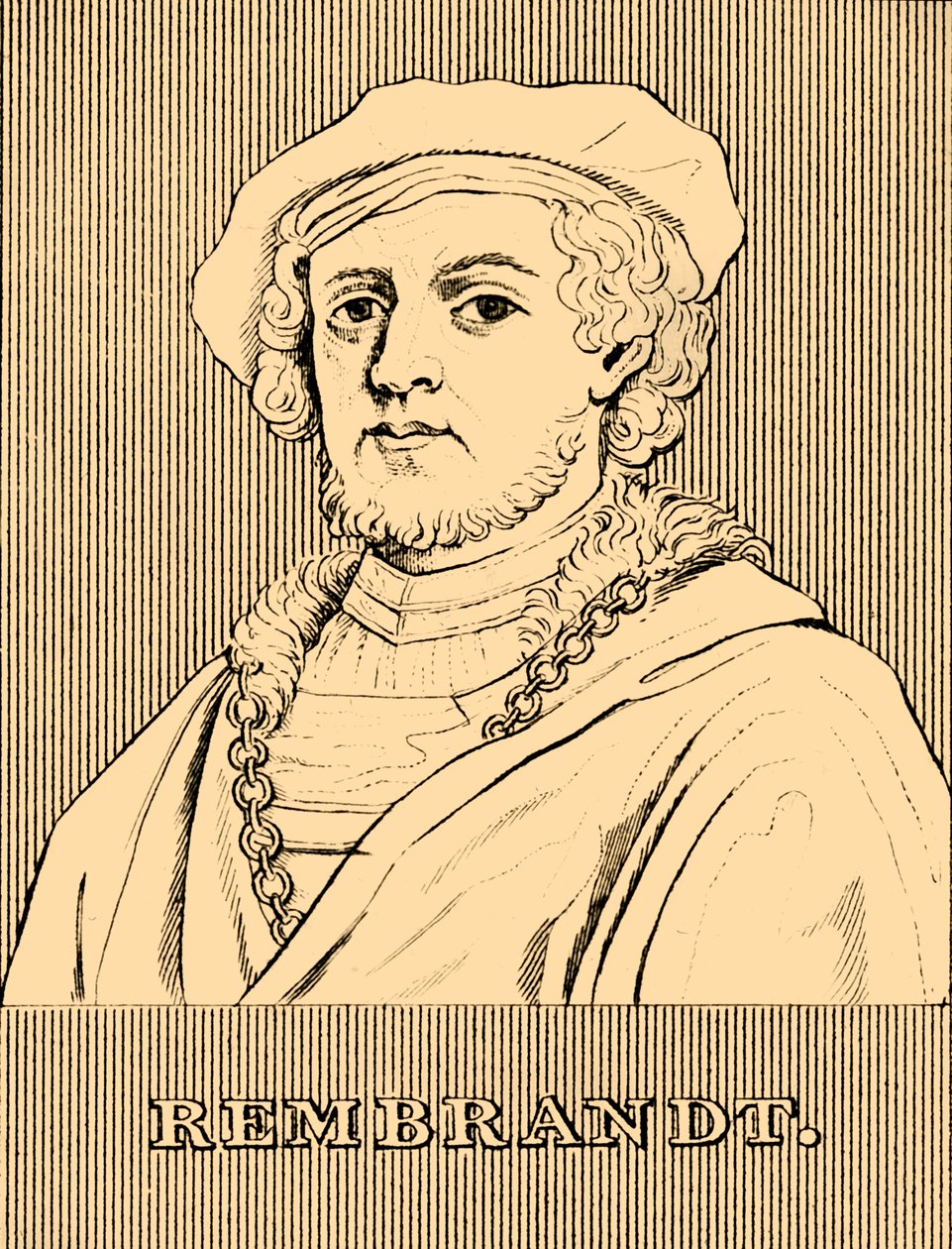 伦勃朗（Rembrandt），1606-1669，1830年。 作者 不明