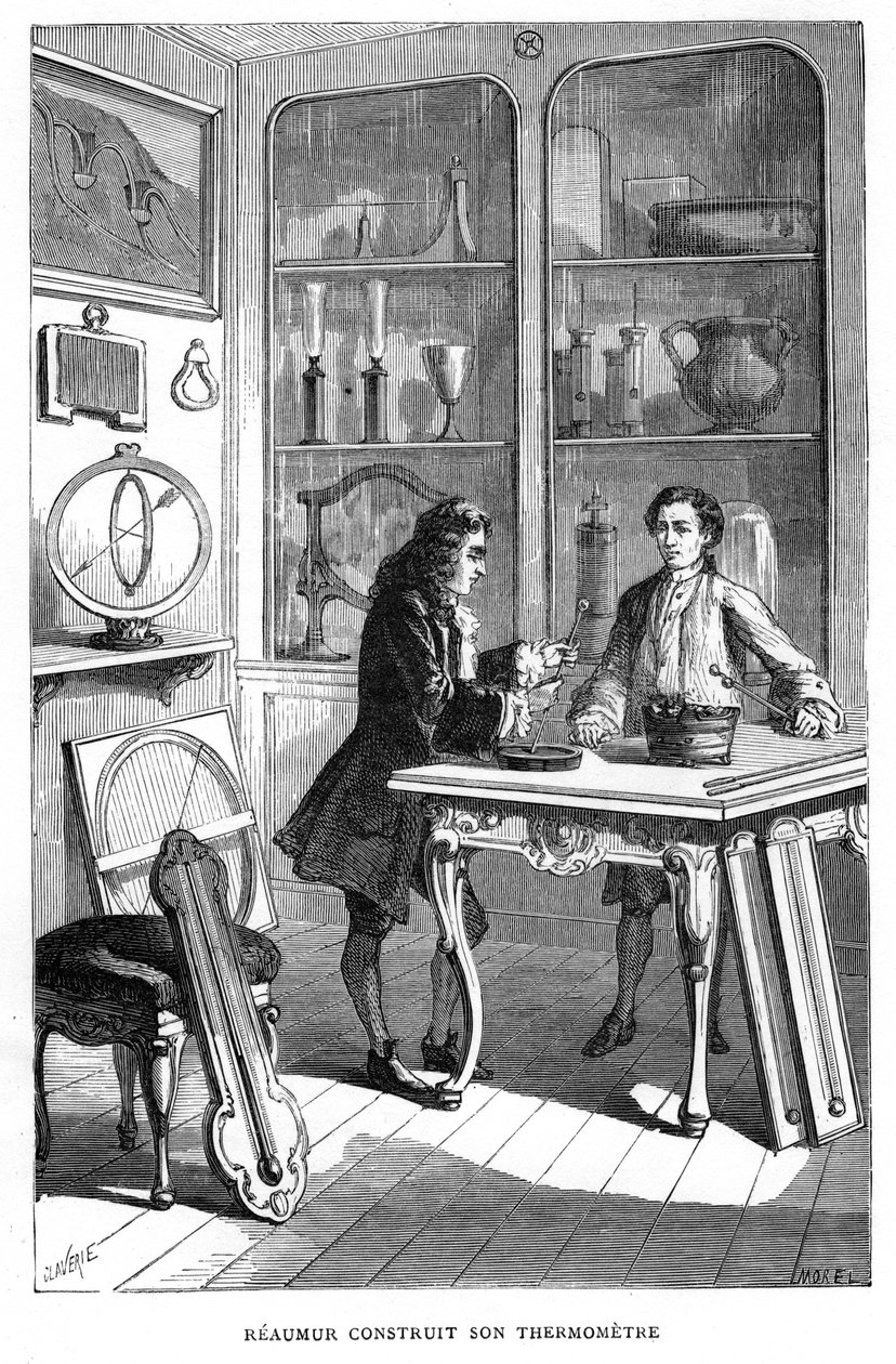 Reamur的皮埃尔 - 安托万Ferchault，18世纪法国物理学家，1874年 作者 不明
