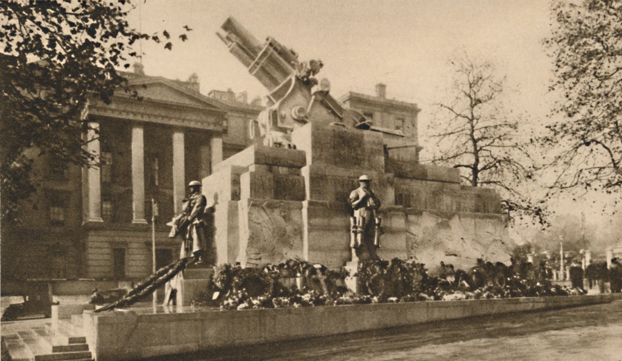 引起巨大争议的9英寸榴弹炮在石头上的表示法，c1935年。 作者 不明