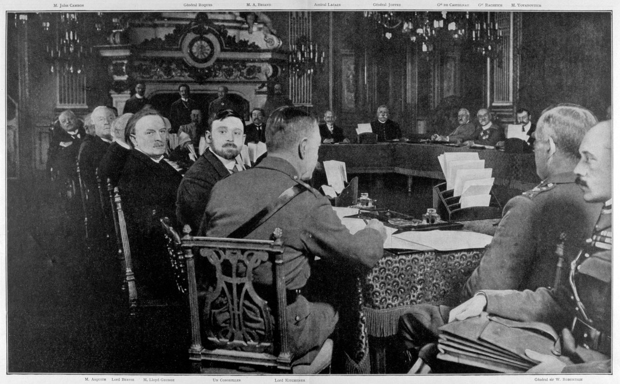 盟国政府代表，第一次世界大战，巴黎，1916年3月27日至29日 作者 不明