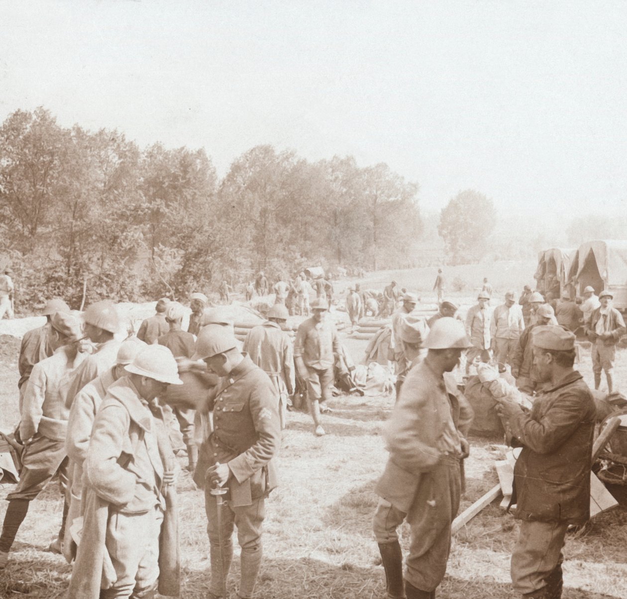 休息站，法国北部Genicourt，c1914-c1918 作者 不明