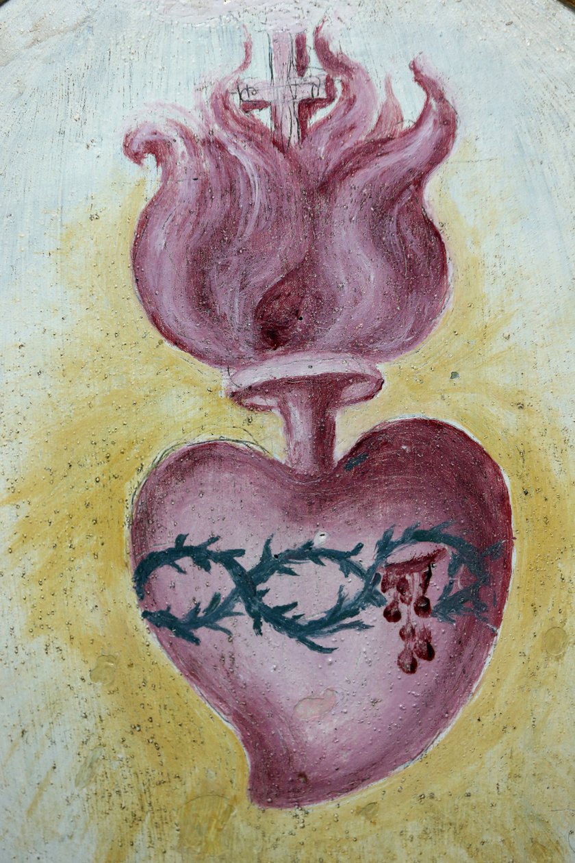 Restoration of Saint Gervais baroque church. Sacred heart. Paint renovation. France 作者 不明