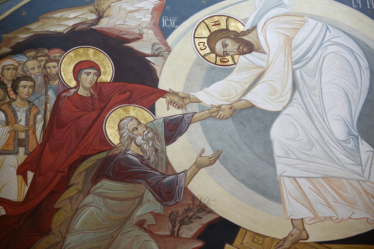 Resurrection. Jesus, Adam and Eve Vienne Autriche 作者 不明