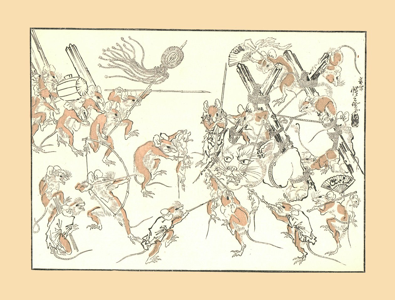 报应，老鼠和猫，1878年，1886年 作者 不明