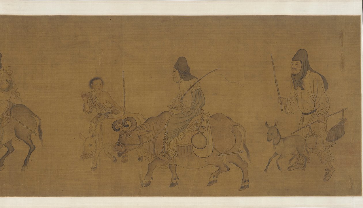 收获后回家，可能是明朝的，17世纪。 作者 不明
