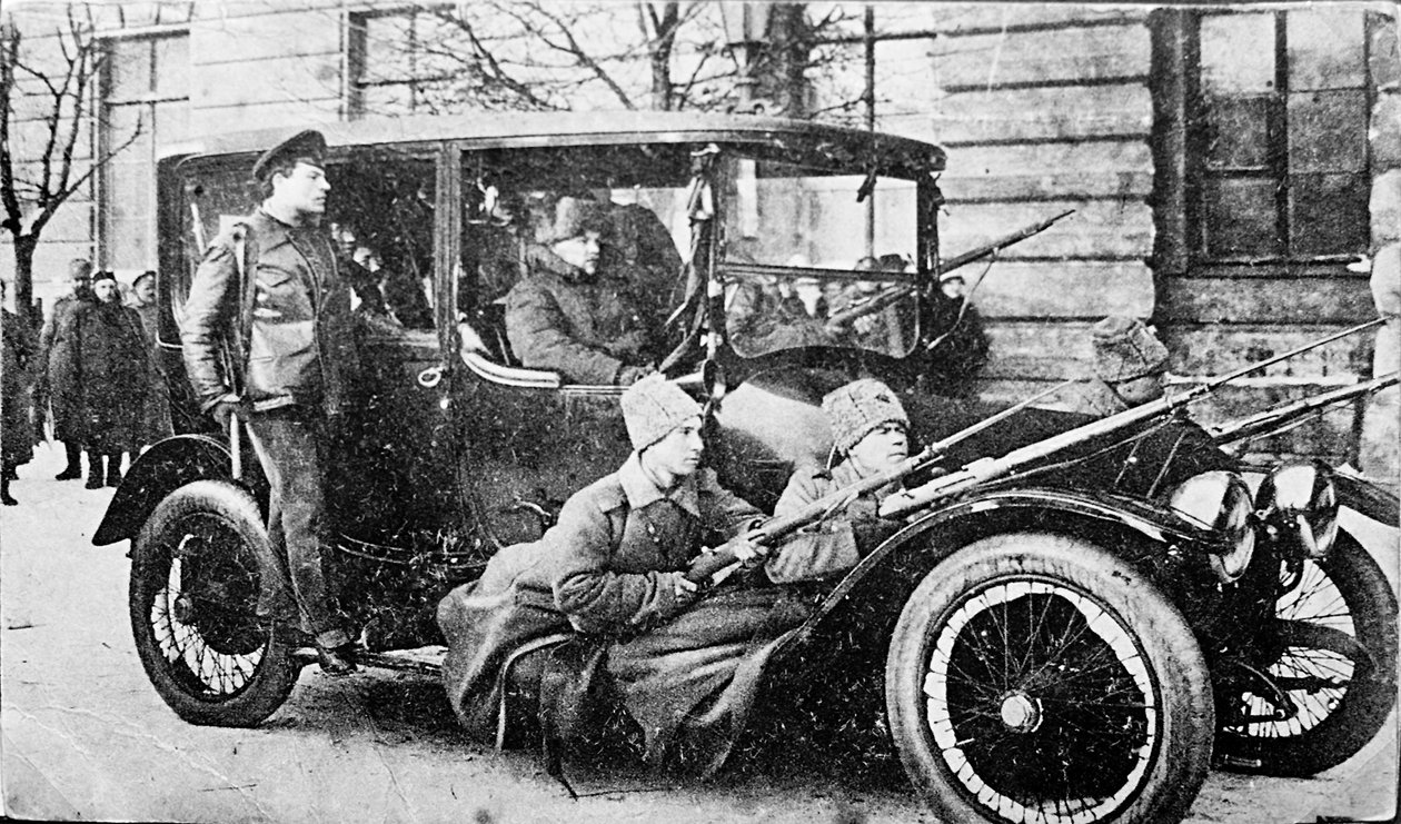 1917年俄国革命，俄罗斯彼得格勒革命卫队 作者 不明