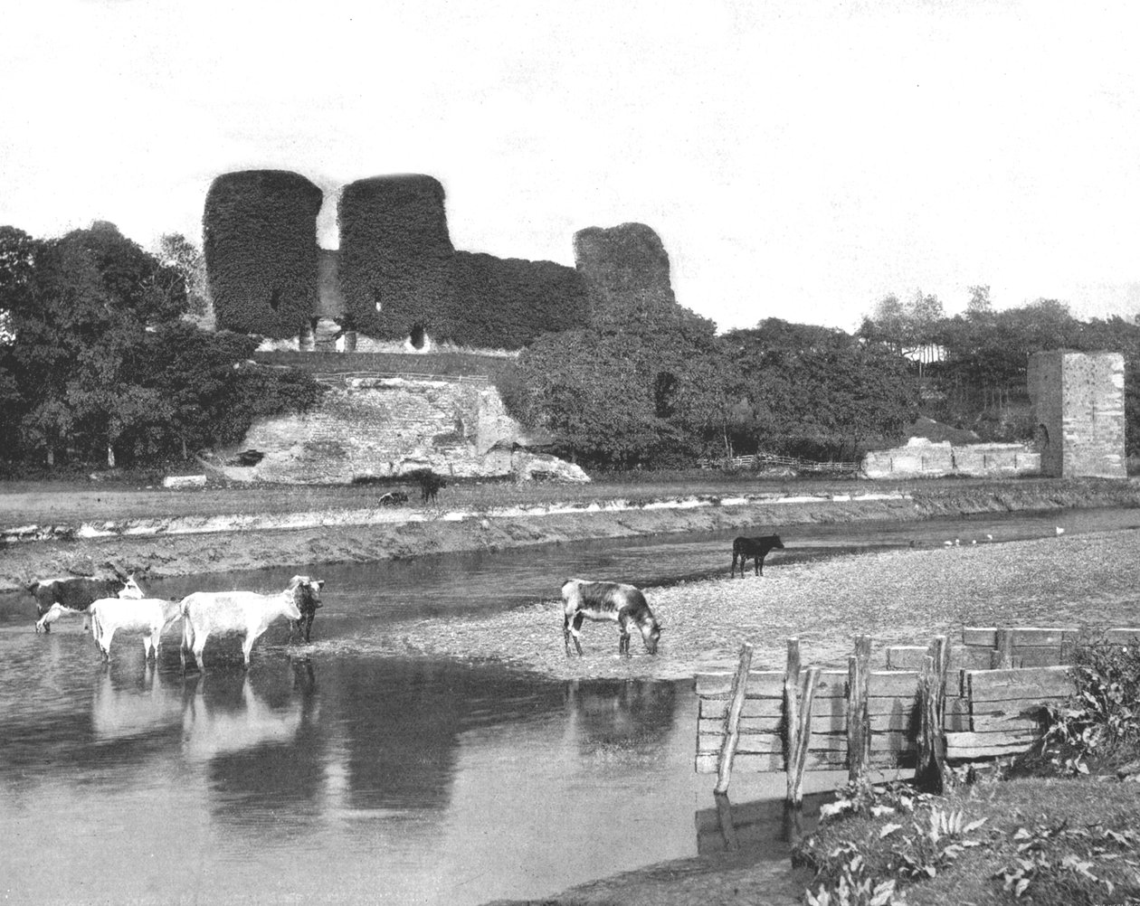 1894年，威尔士登比郡的罗德兰城堡。 作者 不明