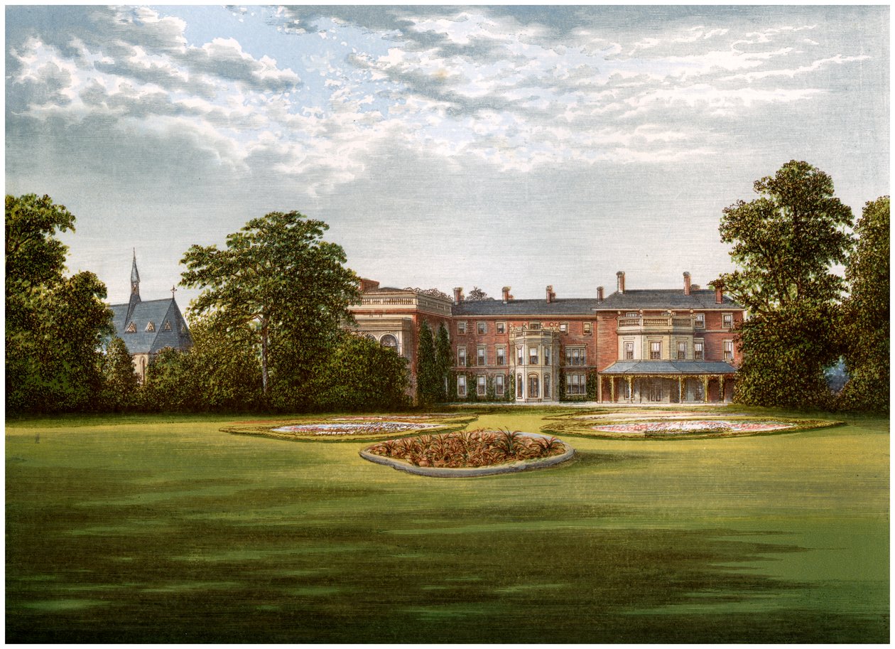 伍斯特郡Rhydd Court，Baronet Lechmere的住所，c1880 作者 不明