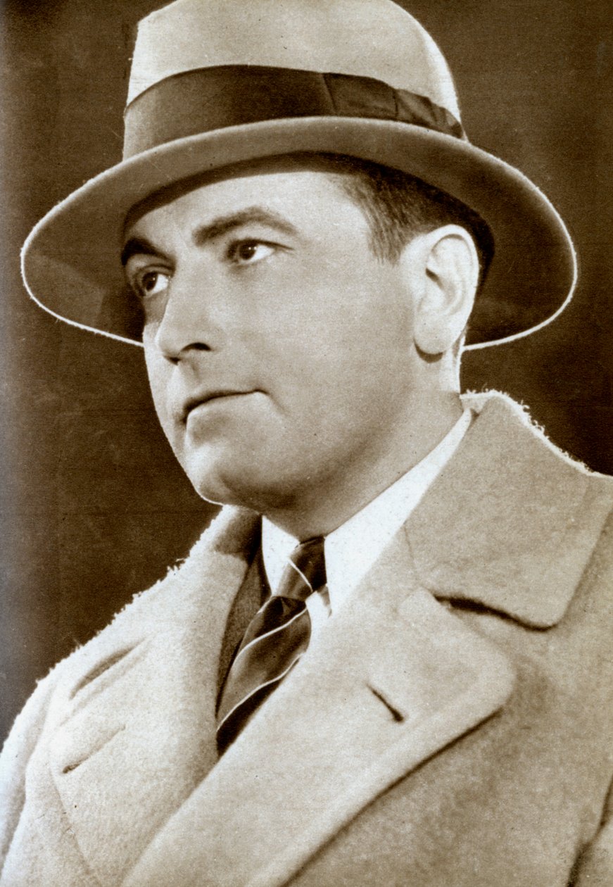 理查德·巴特麦斯（Richard Barthelmess），美国演员，1933年 作者 不明
