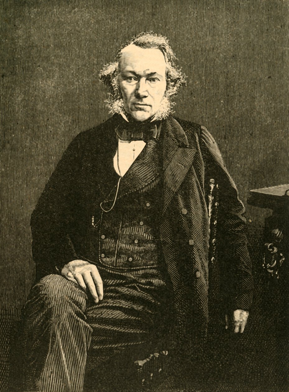 英国制造商和政治家Richard Cobden，c1863 c1890。 作者 不明