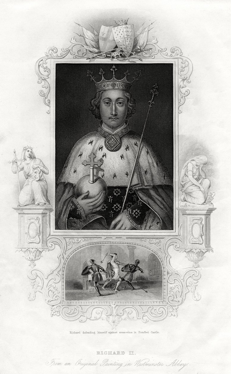 理查德二世，英格兰国王，1860年 作者 不明