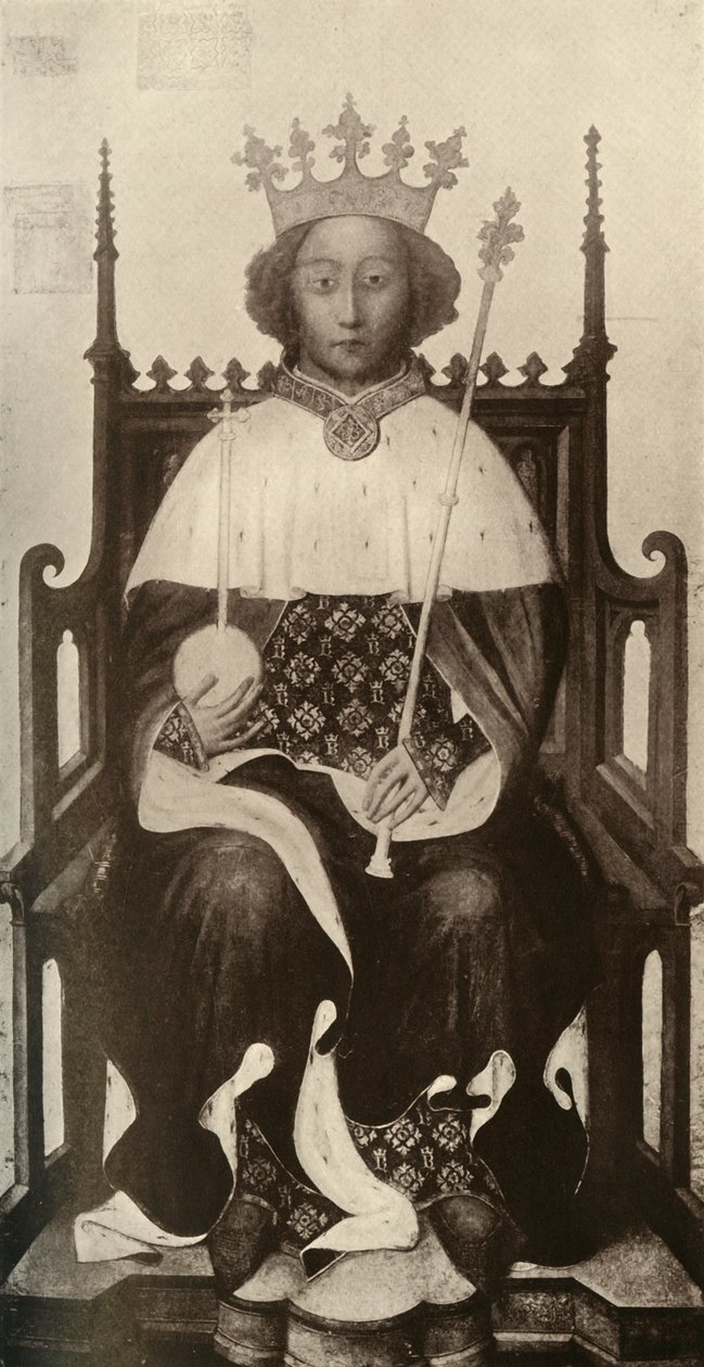 理查二世（Richard II），c1390，1909年 作者 不明