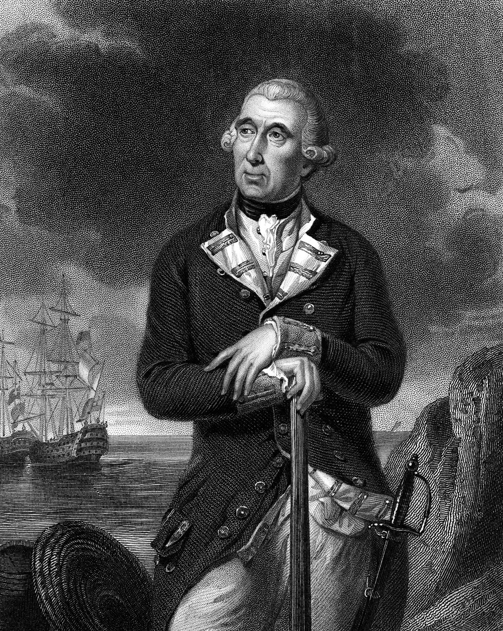 理查德·肯本菲尔特（Richard Kempenfelt）1718-1782年，瑞典裔英国海军军官 作者 不明