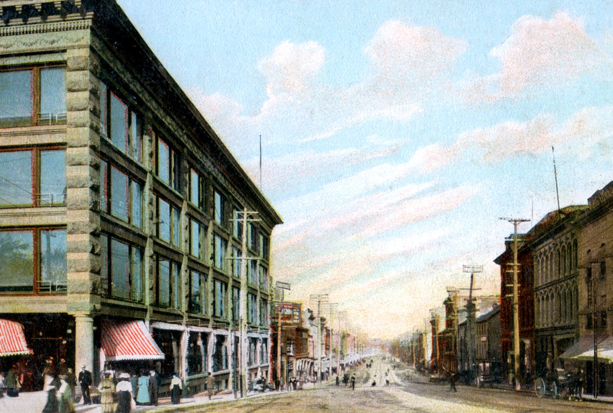 加拿大渥太华里多街（Rideau Street），约建于1900年代 作者 不明