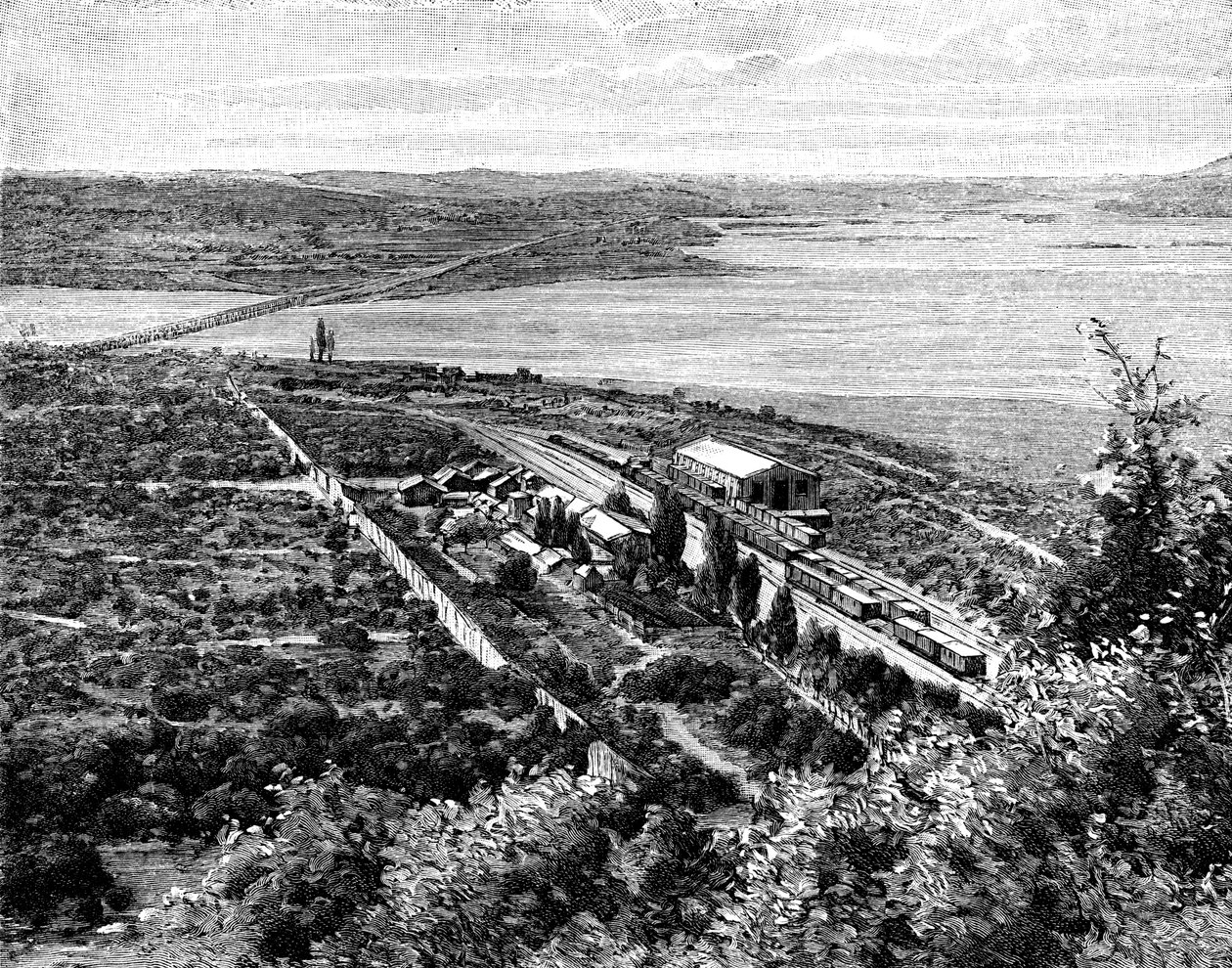 里约·拉哈（Rio Laja）和Biobio Confluence，智利，1895年 作者 不明