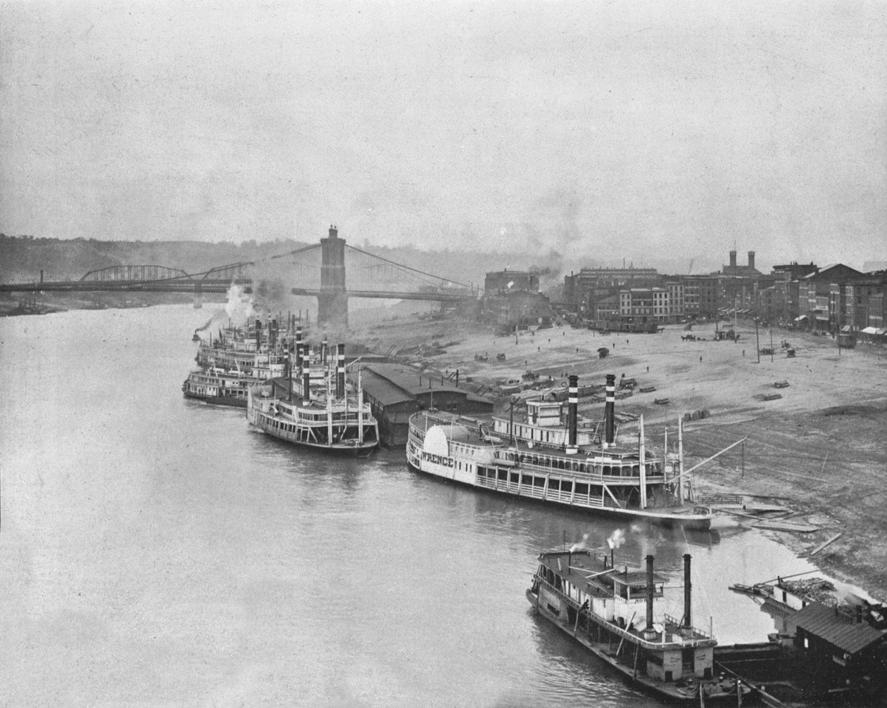 美国俄亥俄州辛辛那提市河滨公园（c1900）。 作者 不明
